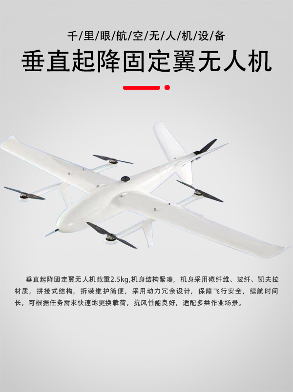 垂直起降固定翼无人机FY-02s型(图1)